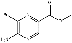 Methyl 2-Amino-3-bromopyrazine-5-carboxylate Struktur