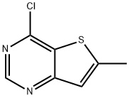 4-Chloro-6-methyl-thieno[3,2-d]pyrimidine Struktur