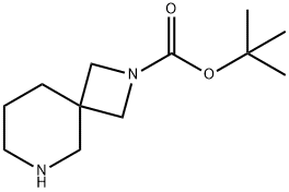 tert-butyl 2,6-diazaspiro[3.5]nonane-2-carboxylate Struktur