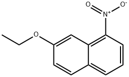 2-Ethoxy-8-nitronaphthalene Struktur