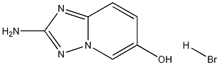 2-Amino[1,2,4]triazolo[1,5-a]pyridin-6-olhydrobromide Struktur