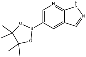 1H-Pyrazolo[3,4-b]pyridine-5-boronic acid pinacol ester Struktur