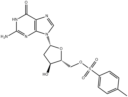 5'-Tosyl-2'-deoxy Guanosine Struktur