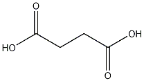 Succinic acid Struktur