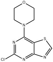 4-(5-chlorothiazolo[4,5-d]pyrimidin-7-yl)morpholine Struktur