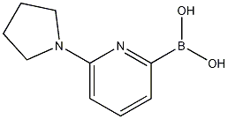 6-(PYRROLIDIN-1-YL)PYRIDIN-3-YLBORONICACID Struktur