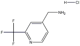 (2-(trifluoromethyl)pyridin-4-yl)methanamine hydrochloride Struktur