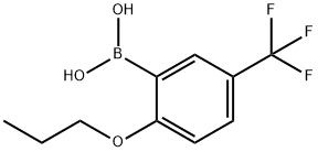 2-Propoxy-5-(trifluoromethyl)phenylboronic acid Struktur