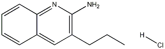 2-Amino-3-propylquinoline hydrochloride Struktur