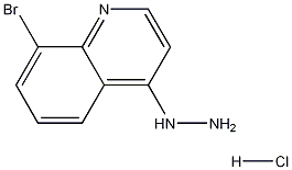 8-Bromo-4-hydrazinoquinoline hydrochloride Struktur