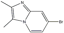 7-bromo-2,3-dimethylimidazo[1,2-a]pyridine Struktur