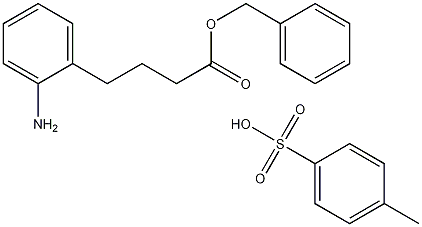 (2S)-2-Amino-benzenebutanoic Acid Benzyl Ester, Tosylate Salt Struktur