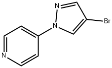 4-(4-bromo-1H-pyrazol-1-yl)pyridine Struktur