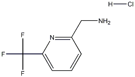 (6-(trifluoromethyl)pyridin-2-yl)methanamine hydrochloride Struktur