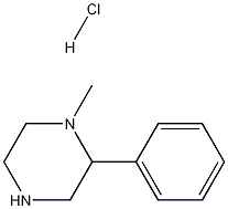 1-Methyl-2-phenyl-piperazinehydrochloride Struktur