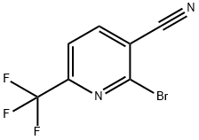 2-bromo-6-trifluoromethylnicotinonitrile Struktur