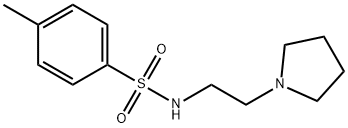 4-METHYL-N-(2-(PYRROLIDIN-1-YL)ETHYL)BENZENESULFONAMIDE Struktur