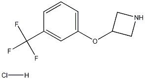 3-[3-(三氟甲基)苯氧基]氮雜環(huán)丁烷鹽酸鹽, 1188374-88-0, 結(jié)構(gòu)式