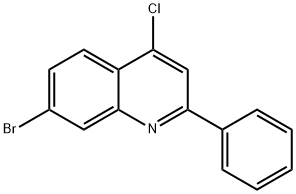 4-Chloro-7-bromo-2-phenylquinoline Struktur