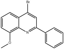 4-Bromo-8-methoxy-2-phenylquinoline Struktur