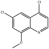 4,6-Dichloro-8-methoxyquinoline Struktur