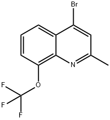 4-BROMO-2-METHYL-8-TRIFLUOROMETHOXYQUINOLINE, 1189107-44-5, 結(jié)構(gòu)式