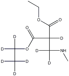 Di--carbethoxyethyl-d8-methylamine Struktur