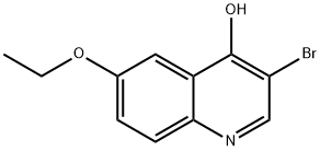 3-Bromo-6-ethoxy-4-hydroxyquinoline Struktur