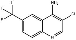 4-Amino-3-chloro-6-trifluoromethylquinoline Struktur