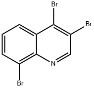 3,4,8-Tribromoquinoline Struktur