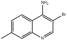 4-Amino-3-bromo-7-methylquinoline Struktur