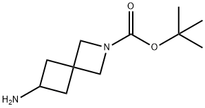 6-Amino-2-aza-spiro[3.3]heptane-2-carboxylic acid tert-butyl ester Struktur