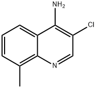 4-Amino-3-chloro-8-methylquinoline Struktur