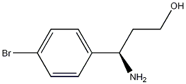 (gammaR)-gamma-Amino-4-bromobenzenepropanol Struktur