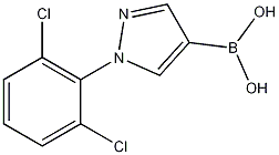 1-(2,6-Dichlorophenyl)-1H-pyrazol-4-ylboronic acid Struktur