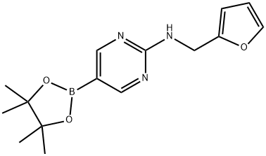 N-(Furan-2-ylmethyl)-5-(4,4,5,5-tetramethyl-1,3,2-dioxaborolan-2-yl)pyrimidin-2-amine