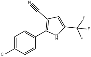 2-(4-Chlorophenyl)-5-(trifluoromethyl)-1H-pyrrole-3-carbonitrile