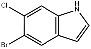 5-Bromo-6-chloro-1H-indole Struktur