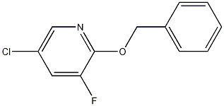 2-(benzyloxy)-5-chloro-3-fluoropyridine Struktur