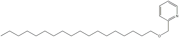 2-[(Octadecyloxy)methyl]pyridine Struktur