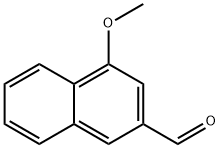 4-Methoxynaphthalene-2-carboxaldehyde Struktur