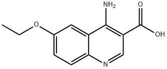 4-Amino-6-ethoxyquinoline-3-carboxylic acid Struktur