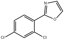 2-(2,4-Dichlorophenyl)oxazole Struktur