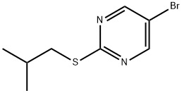 5-Bromo-2-(isobutylthio)pyrimidine Struktur