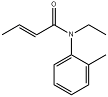 N-Ethyl-o-crotonotoluidide Struktur