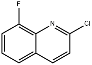 2-Chloro-8-fluoroquinoline Struktur