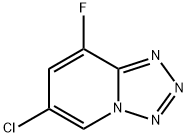 6-Chloro-8-fluorotetrazolo[1,5-a]pyridine Struktur