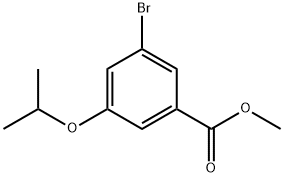 Methyl 3-bromo-5-isopropoxybenzoate Struktur