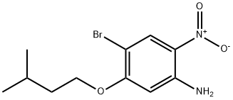 4-Bromo-5-(3-methylbutoxy)-2-nitroaniline Struktur