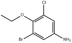 3-Bromo-5-chloro-4-ethoxyaniline Struktur